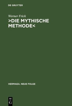 Cover >Die mythische Methode< (eBook, PDF)