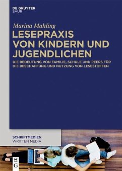 Lesepraxis von Kindern und Jugendlichen (eBook, PDF) - Mahling, Marina