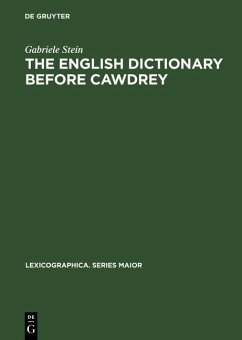 The English Dictionary before Cawdrey (eBook, PDF) - Stein, Gabriele