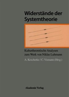 Widerstände der Systemtheorie (eBook, PDF)