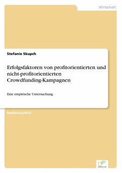 Erfolgsfaktoren von profitorientierten und nicht-profitorientierten Crowdfunding-Kampagnen - Skupch, Stefanie