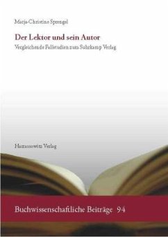 Der Lektor und sein Autor - Sprengel, Marja-Christine