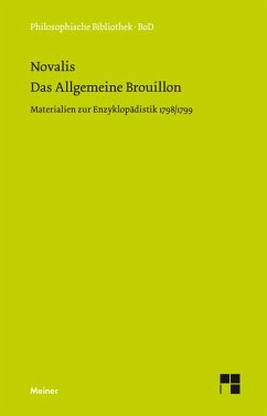 Das Allgemeine Brouillon (eBook, PDF) - Novalis