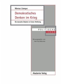 Demokratisches Denken im Krieg (eBook, PDF) - Llanque, Marcus