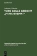 Yvan Golls Gedicht 