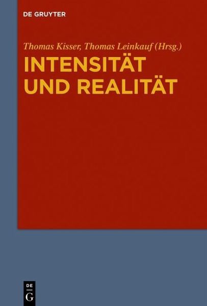Intensität und Realität (eBook, ePUB)