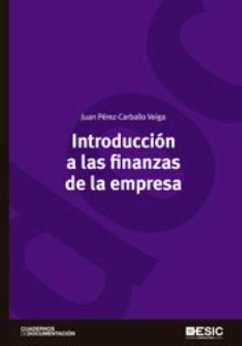 Introducción a las finanzas de la empresa - Pérez-Carballo Veiga, Juan Francisco