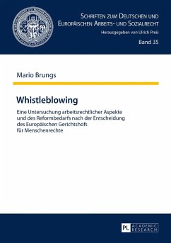 Whistleblowing - Brungs, Mario