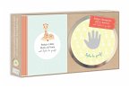 Baby's Handprint Kit and Journal with Sophie la girafe