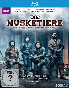 Die Musketiere - Staffel 3 Bluray Box - Pasqualino,Luke/Charles,Howard/Cabrera,Santiago/+