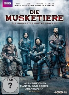 Die Musketiere - Staffel 3 DVD-Box - Pasqualino,Luke/Charles,Howard/Cabrera,Santiago/+