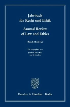 Themenschwerpunkt: Neue Entwicklungen in Medizinrecht und -ethik / New Developments in Medical Law and Ethics / Jahrbuch für Recht und Ethik. Annual Review of Law and Ethics 24