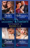 Modern Romance September 2016 Books 5-8: The Sheikh's Baby Scandal (One Night With Consequences) / Defying the Billionaire's Command / The Secret Beneath the Veil / The Mistress That Tamed De Santis (The Throne of San Felipe) (eBook, ePUB)