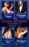 Modern Romance September 2016 Books 1-4 (eBook, ePUB)