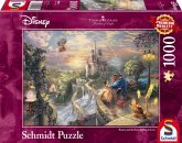 Schmidt 59475 - Thomas Kinkade, Disney, Die Schöne und das Biest, Puzzle, 1000 Teile