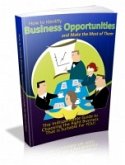 How to Identify Business Opportunities and Make the Most of Them (eBook, PDF)