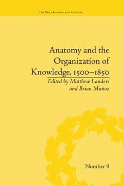 Anatomy and the Organization of Knowledge, 1500-1850