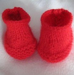 Cover Strickanleitung Baby Halbschuhe, von 0-6 Monate ohne Nadelspiel (eBook, ePUB)