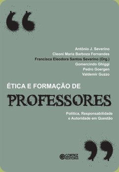 Ética e formação de professores (eBook, ePUB) - Severino, Francisca Eleodora Santos