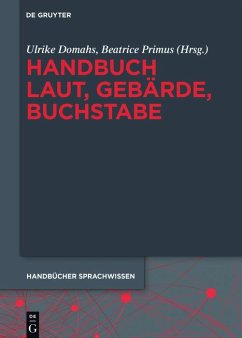 Handbuch Laut, Gebärde, Buchstabe (eBook, ePUB)