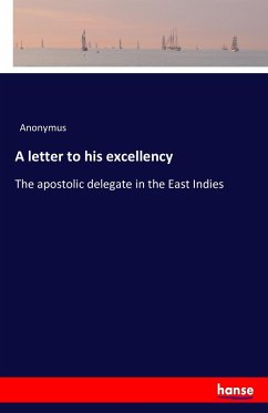 A letter to his excellency - Anonym
