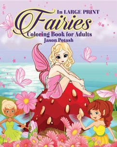 Cover Fairies Coloring Book for Adults ( In Large Print)