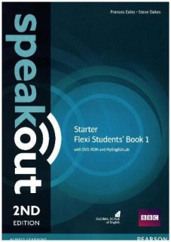 Flexi Students' Book 1, w. DVD-ROM and MyEnglishLab / Speakout Starter 2nd edition