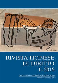 Rivista ticinese di diritto I-2016