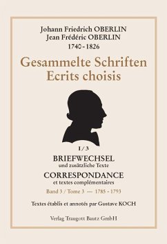 Johann Friedrich OBERLIN 1740-1826 Gesammelte Schriften, Band 3 (eBook, PDF)