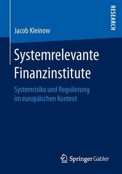 Systemrelevante Finanzinstitute - Kleinow, Jacob