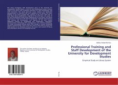 Professional Training and Staff Development of the University for Development Studies
