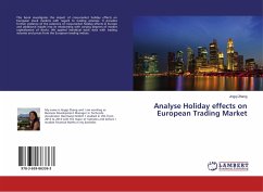 Analysing cross-market holiday effects on European trading volumes - Zhang, Jingqi