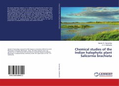 Chemical studies of the Indian halophytic plant Salicornia brachiata - Sanandiya, Naresh D.;Siddhanta, A. K.