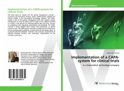 Implementation of a CAPA-system for clinical trials