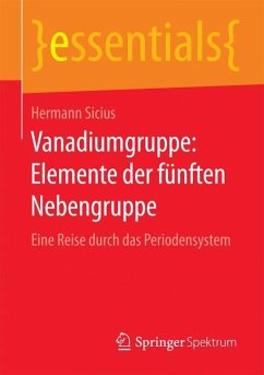 Vanadiumgruppe: Elemente der fünften Nebengruppe - Sicius, Hermann