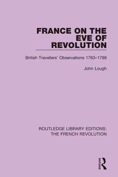 France on the Eve of Revolution (eBook, ePUB) - Lough, John