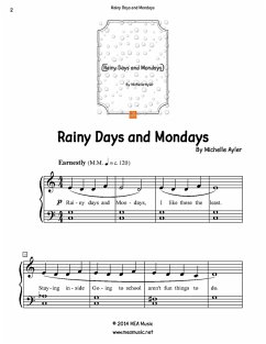 Rainy Days and Mondays (eBook, ePUB) Cover Rainy Days and Mondays (eBook, ePUB)