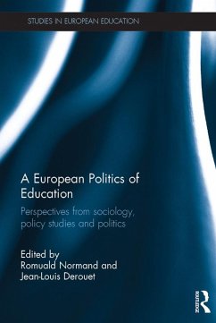 A European Politics of Education (eBook, PDF)