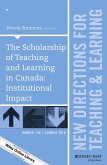 The Scholarship of Teaching and Learning in Canada (eBook, ePUB) The Scholarship of Teaching and Learning in Canada (eBook, ePUB)