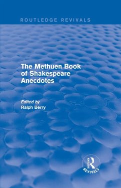 Cover The Methuen Book of Shakespeare Anecdotes (eBook, ePUB)
