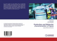 Production and Molecular characterization of lipase - Raja, P.Udhaya;Shanmugam, K. S.;Narayanan, J. Sriman