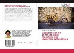 Capacitación en contexto para maestros que imparten matemática - Matias Perez, Carmen Evarista