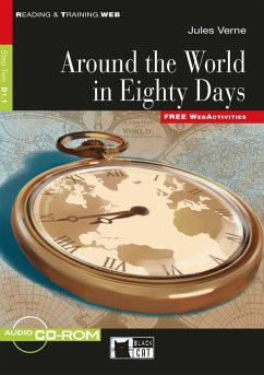 Around the World in 80 days. Buch + CD-ROM - Verne, Jules
