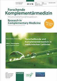 Naturheilkunde und Komplementärmedizin in medizinischen Leitlinien