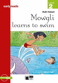 Mowgli learns to swim. Buch + Audio-CD - Hobart, Ruth