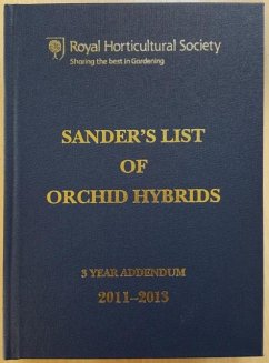 Cover Sander's List of Orchid Hybrids 3 Year Addendum 2011-2013