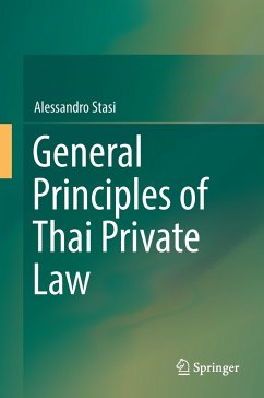 General Principles of Thai Private Law - Stasi, Alessandro