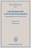 Interdisziplinarität in den Rechtswissenschaften