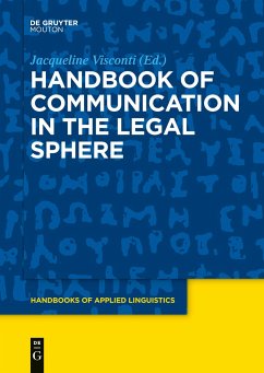 Handbook of Communication in the Legal Sphere