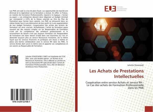 Les Achats de Prestations Intellectuelles Les Achats de Prestations Intellectuelles